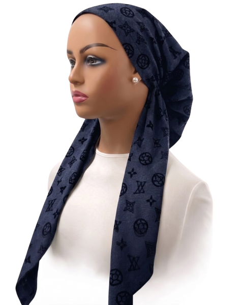 Ahead Navy Modern Mark Classic Fit Pre-Tied Bandanna