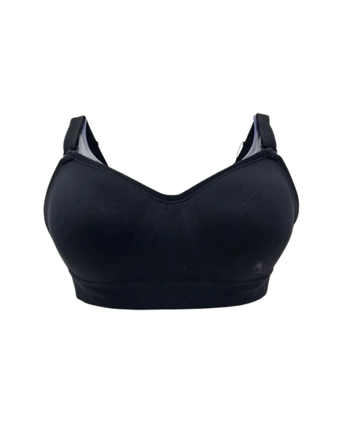 You Black Aria Molded Wire Free Nursing Bra