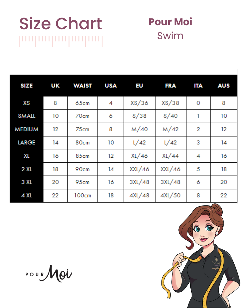 Swim ALL Collection Size Guide