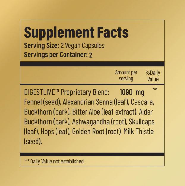 Digestlive 100 Capsules Pink Bottle