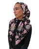 Scarf Bar Pink Dahlia Classic Pre-Tied Bandanna with Velvet Grip