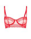 Simone Perele Flamingo Radieuse Sheer Demi Underwire Bra Myselflingerie.com