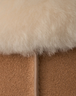 UGG Chestnut Scuffette II Suede Slipper with Fur Trim