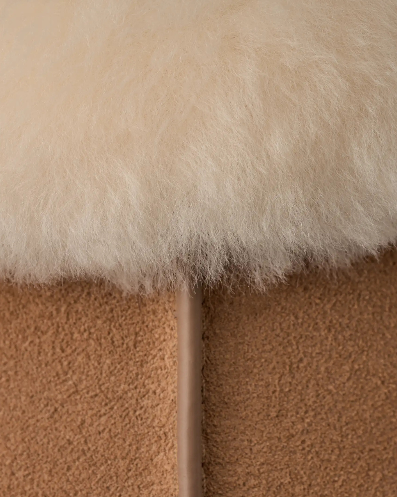 UGG Chestnut Scuffette II Suede Slipper with Fur Trim