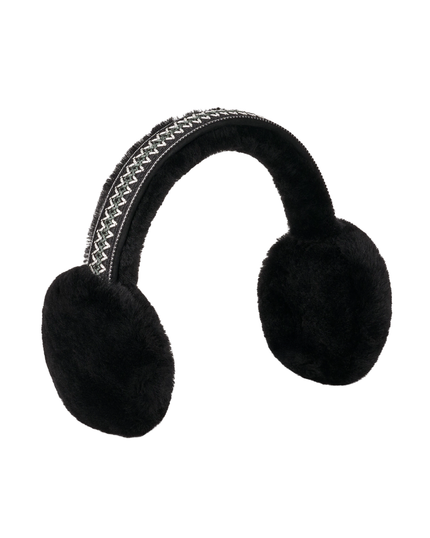 UGG Black Sheepskin Tasman Earmuffs