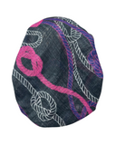 TYED Pink Chain Adjustable Pre-tied Bandanna with Velvet Grip