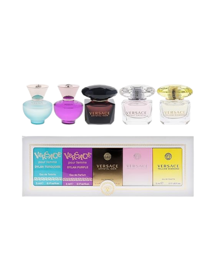 Versace Parfums Collection 5 Piece Miniatures Gift Set
