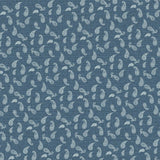 Revaz Chambray Paisley Adjustable Pre-Tied Bandanna with Velvet Grip