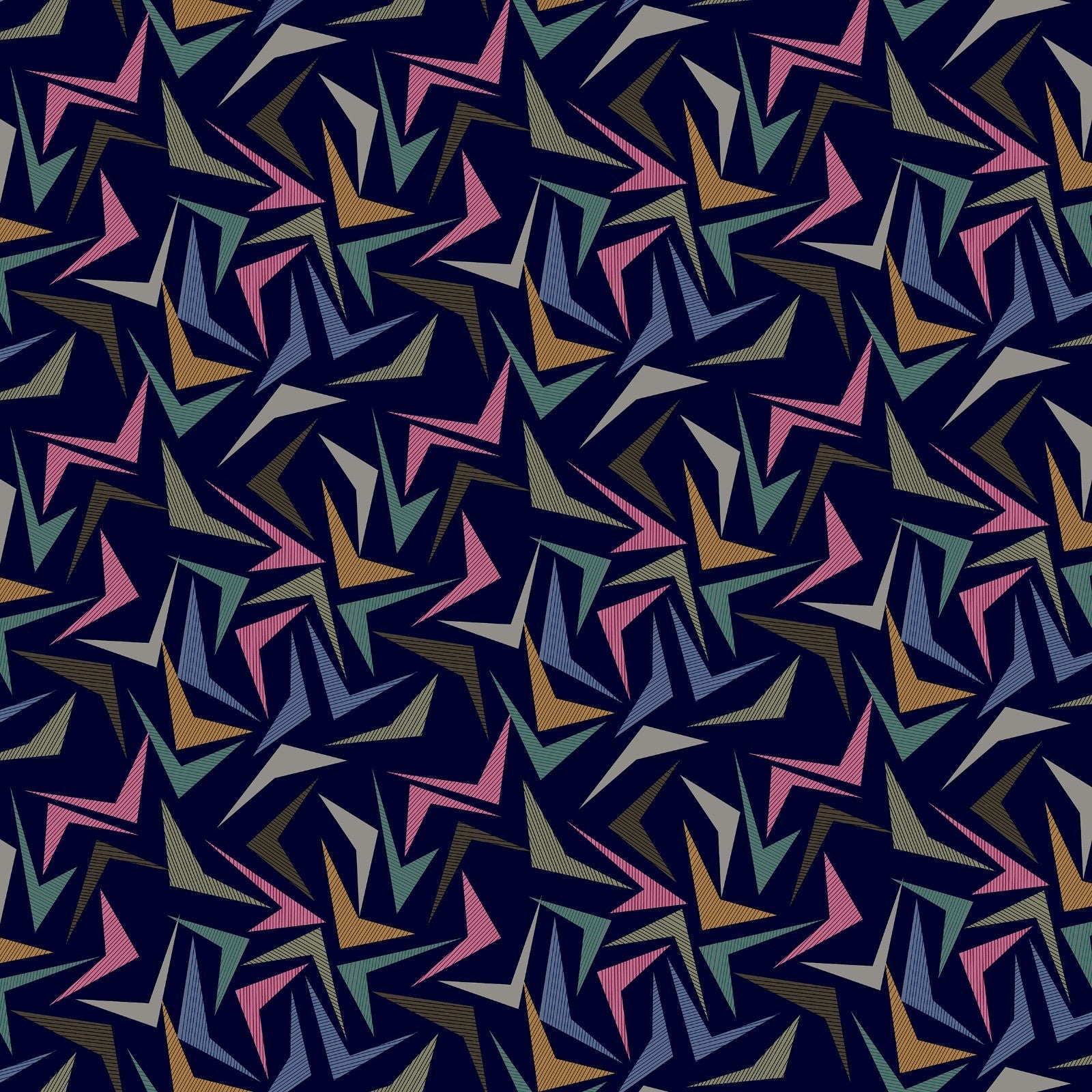 Revaz HS586H Navy Arrows Adjustable Pre-Tied Bandanna with Velvet Grip Myselflingerie.com