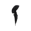 Lizi Headwear LBTT2501 Black Stonewash Pre-Tied Bandanna with Velvet Grip Myselflingerie.com