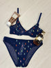 Polo by Ralph Lauren 4P0210-R2815 Navy Embroidered Demi Underwire Bra Myselflingerie.com