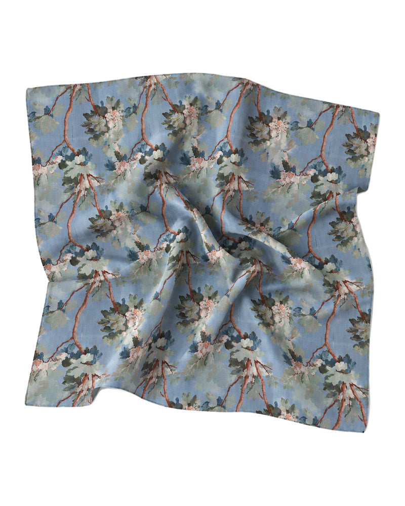 Blue Willow Bandana Scarf