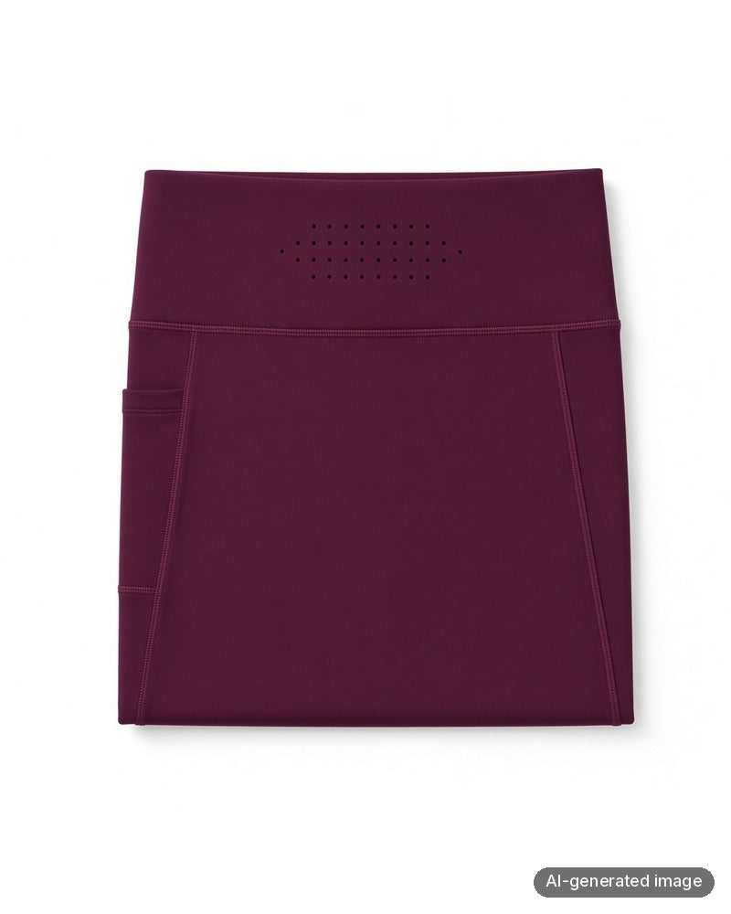 Folded Dorina Wine Sedona Exercise Shorts