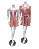 Flora Nikrooz 8060+8061 Canyon Showstopper Chemise & Robe Set Myselflingerie.com