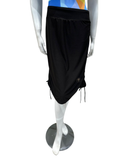 Jackie O' CVGLD-LG Black Activewear Skirt with Attached Shorts Myselflingerie.com