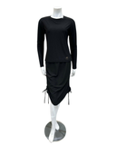 Jackie O' BG-BK Black 2 Piece Activewear Top & Skirt Set Myselflingerie.com