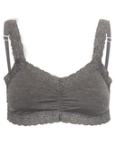 SL312 Charcoal Iconic Lace Modal Bralette