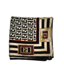 Revaz Black Fendi Adjustable Pre-Tied Bandanna with Velvet Grip