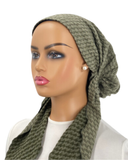 Ahead Sage Rippled Timeless Fit Pre-Tied Bandanna