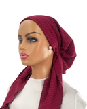 TT2453-25 Raspberry Rippled Timeless Fit Pre-Tied Bandanna