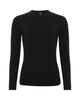 Gemsli SH365 Black Modal Long Sleeve Shell Myselflingerie.com