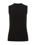 SH367 Black Modal Sleeveless Shell