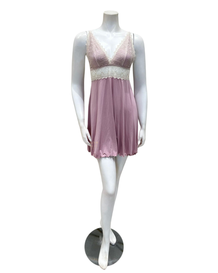 4308 Lilac Shimmer Lace Modal Chemise