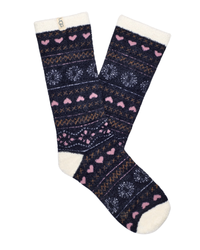 1105868 Mariner Fairisle Leslie Graphic Crew Socks