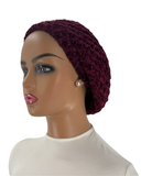 LO7001 Fuschia Pinwheel Ribbed Lined Chenille