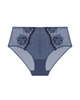 Simone Perele 1E2770 Cinder Blue Intrigue Sheer Retro Brief Myselflingerie.com