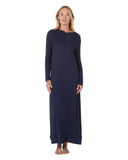 Me Moi Navy Lace Trimmed Modal Nightgown