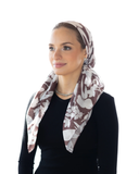 Tie Ur Knot Olivia Adjustable Pre-Tied Bandanna with Full Grip