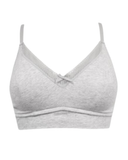 Pour Moi Grey Marl Love to Lounge Cotton Wire Free Bra