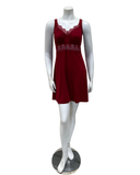 ALLSW2722 Sindoor Red Allure Curvy Modal Chemise