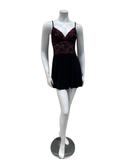 Cosabella SAVON9501 Black/Fragolino Chemise & G-String Set Myselflingerie.com