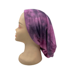 C. Bird CB85 Mauve & Purple Tie Dye Cotton Beanie Snood Myselflingerie.com