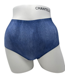 Chantelle 11D7 Blue Denim Print Seamless One Size Fits All Brief Myselflingerie.com