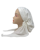 Ahead White Modern Rustic Timeless Fit Pre-Tied Bandanna