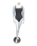 Gottex Black/Cream Golden Chic Square Neck Swimsuit