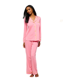 AMORE9644 Passiflora/Limoncello Bella Cotton Blend Pajamas Set