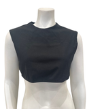 OK Basics Black Mesh Slip It Crop with Added Coverage