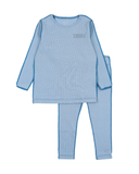 Bee and Dee Coastal Blue Ribbed Modal Teen's Pajamas Set