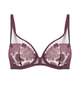 Simone Perele 14V319 Byzantine Dahlia Sheer Plunge Underwire Bra Myselflingerie.com