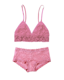 Hanky Panky 487004 + 4812 Tea Cake Padded Bralette + Boyshort Myselflingerie.com