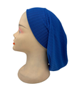 Triple Up SS799 Royal Blue Ribbed Sleeping Snood Myselflingerie.com