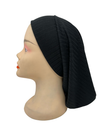 Triple Up SS593 Black Ribbed Sleeping Snood Myselflingerie.com