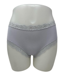 Fleur't Silver Lake Rib Iconic Modal Lace Hi Waisted Brief