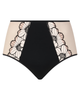 Chantelle C22OC5 Black/Rose Lush Hi Waist Brief Myselflingerie.com