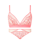 Chantelle C22OPF + C22OA0 Bubblegum Lush Bralette & Panty Set Myselflingerie.com