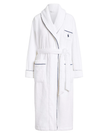 Polo by Ralph Lauren 4P0005-R2192 White Cloud Essentials Cotton Long Bathrobe Myselflingerie.com